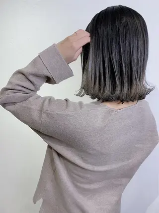 ショート カラー _WHITE+ 南海難波店のヘアスタイル
