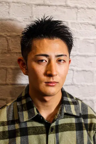 ショート パーマ メンズ メンズカット 佐藤優菜のヘアスタイル