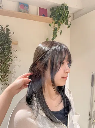 セミロング cut/nail ▫️イチカ🌻のネイルデザイン
