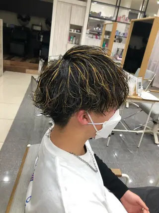 ショート 太白区/白髪ぼかし ハイライト/千葉達人のヘアスタイル