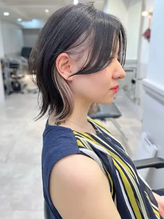 ミディアム 夏山 秀憲のヘアスタイル