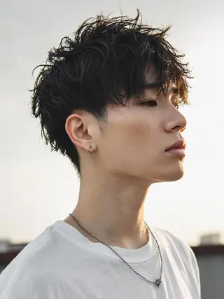 メンズ ショート 🪽Men'sカット 🪽パーマ🪽丸田のヘアスタイル