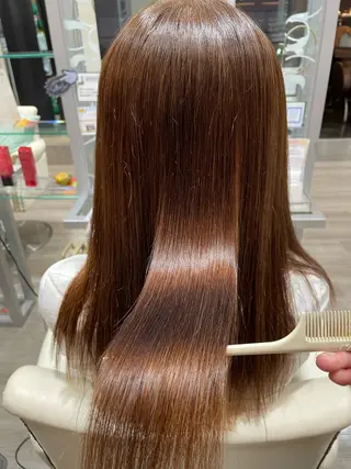 ロング カラー 西村 駿希のヘアスタイル