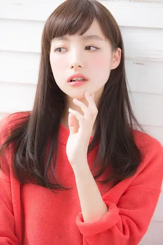 ロング カラー パーマ 横野 孝志のヘアスタイル