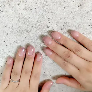 ミディアム カラー パーマ ヘアアレンジ メンズ キッズ ネイル マツエク・マツパ Salon Ｋのネイルデザイン