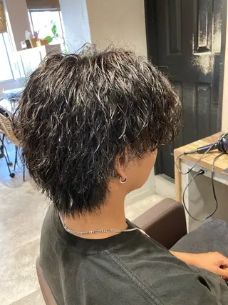 パーマ メンズ メンズ特化 TAKUYAのヘアスタイル