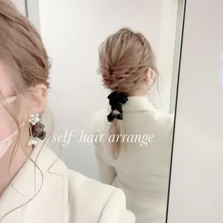 ミディアム ヘアアレンジ owl（オウル） Momoのヘアスタイル