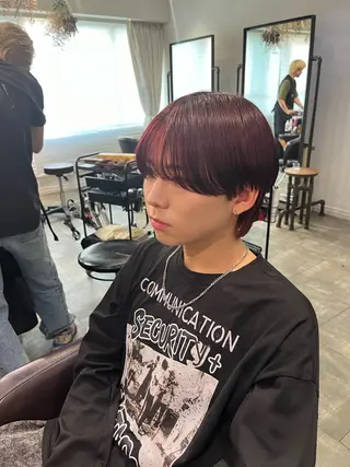 カラー メンズ 🌈カラー特化 ハイトーンけいと🌈のヘアスタイル