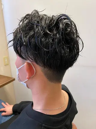 パーマ メンズ liL  hair サトウリョウタのヘアスタイル