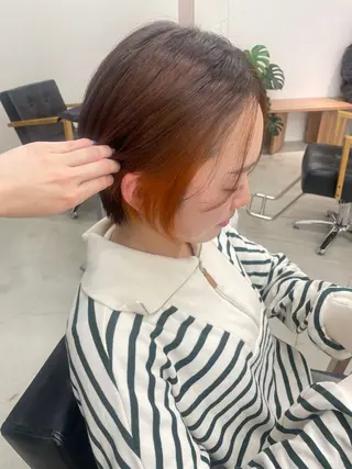 ショート kana/ ブリーチ/暖色のヘアスタイル