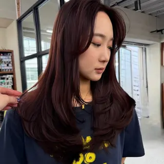 ロング カラー 🍒暖色カラー🍒 渋谷/YUUのヘアスタイル