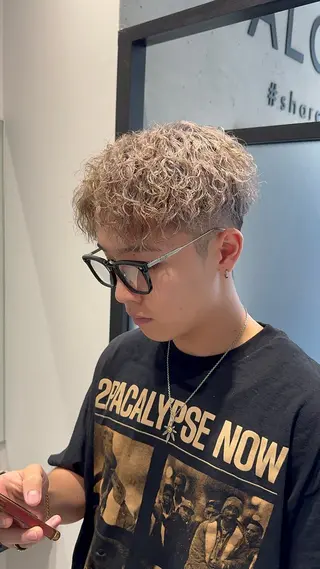 ショート カラー メンズ メンズ特化美容師 tassyのヘアスタイル