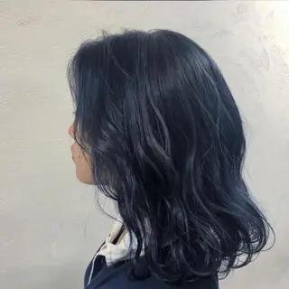 セミロング カラー ヘアアレンジ 💖原宿APREA 💖yuka💖のヘアスタイル