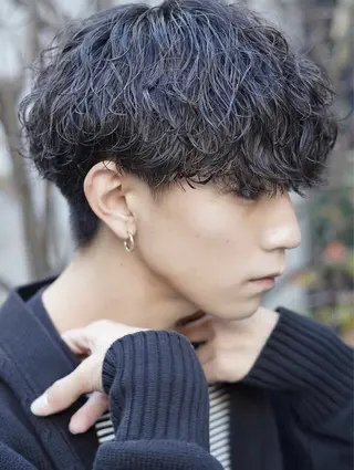 ショート パーマ メンズ SENTA✨メンズ パーマ✨fifth栄のヘアスタイル