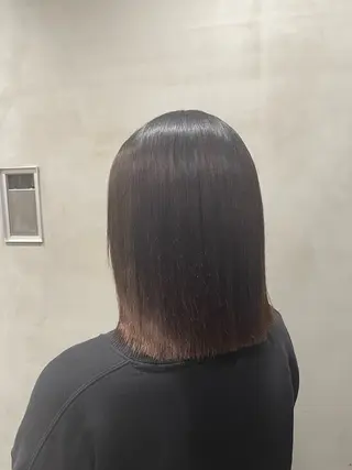 ミディアム lena🎀 透明感カラー/韓国風のヘアスタイル