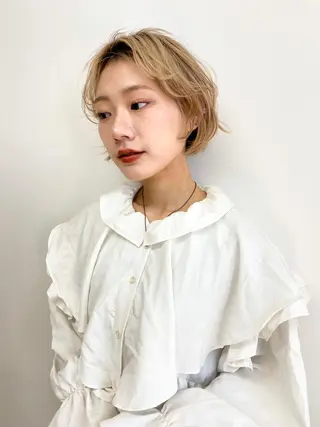ショート 💗モデルカット 募集中のヘアスタイル