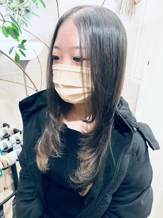 ロング 髪質改善池袋𓊆 大士𓊇ダブルカラーのヘアスタイル