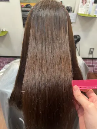 ロング 松田 紗采のヘアスタイル