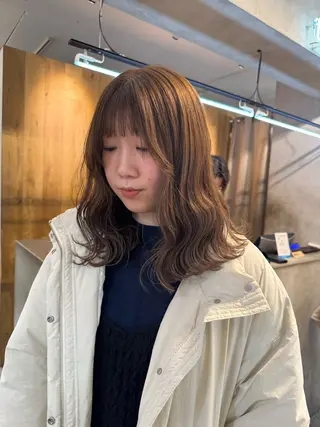 ミディアム カラー Lomalia 🤍🫧/makoのヘアスタイル