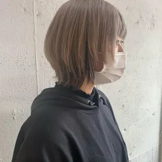 ショート カラー 🎈馬場佑馬/ スパイラルパーマ🎈のヘアスタイル