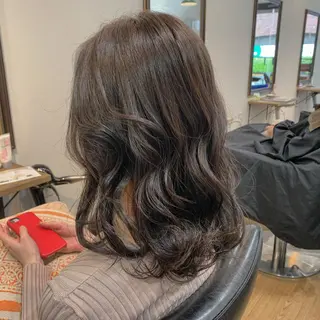ミディアム カラー 本場韓国ヘア特化 아이비/Aibiのヘアスタイル