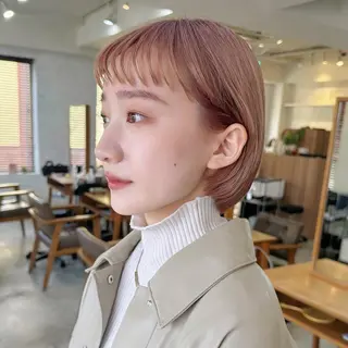 ショート カラー ❤️アヤカ Wカラー ボブ レイヤー❤️のヘアスタイル
