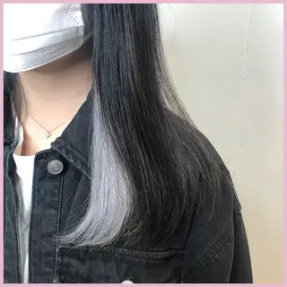 セミロング カラー ヘアアレンジ 八巻 晴香のヘアスタイル