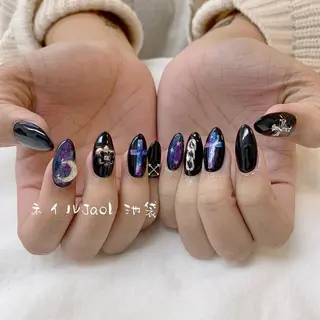 セミロング ネイルJaol 池袋のネイルデザイン