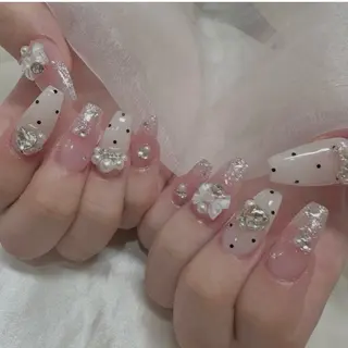 ネイル MoMoA Nail ネイル長さ出し専門店のネイルデザイン
