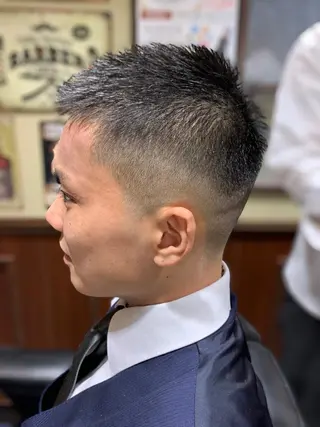 ショート メンズ 羽木 隆徒のヘアスタイル