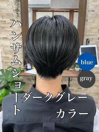 ショート カラー 多賀 順平のヘアスタイル