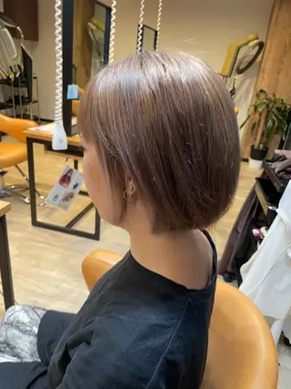 ショート カラー 髪質改善/ブリーチ 田代 龍我のヘアスタイル