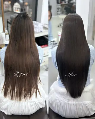 ロング カラー 藤田 心菜のヘアスタイル