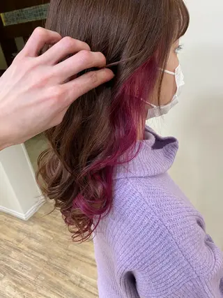 カラー SALOWIN栄 高須大貴のヘアスタイル