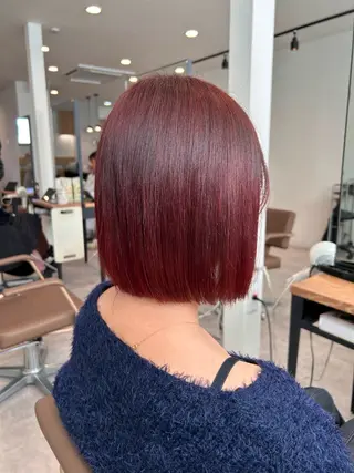 ショート カラー ボブ/暖色カラー 🎧 kei 🎀のヘアスタイル