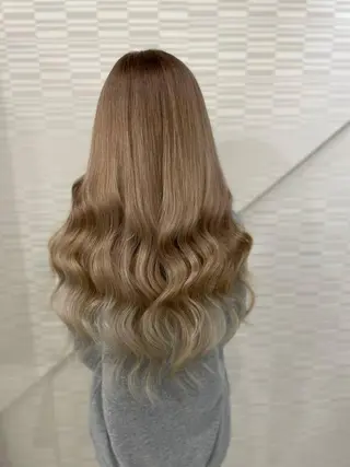 ロング シールエクステ KUMA🧸のヘアスタイル