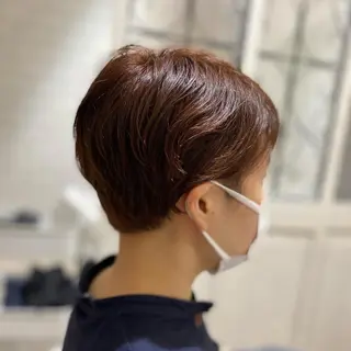 ショート カラー メンズ キッズ ✂︎ショート、ボブ、 レイヤー🩵YUMIのヘアスタイル