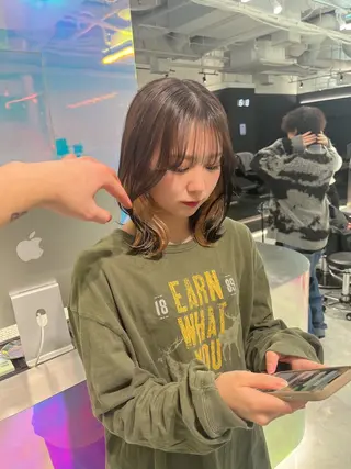 ミディアム カラー トレンドレイヤー No.1/KOHEIのヘアスタイル