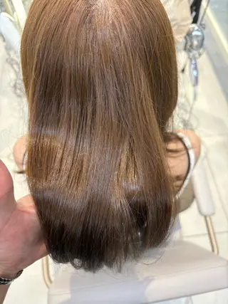 ミディアム カラー 透明感カラー🌈 sena✨のヘアスタイル