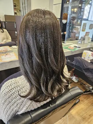 セミロング カラー 関口 友菜のヘアスタイル