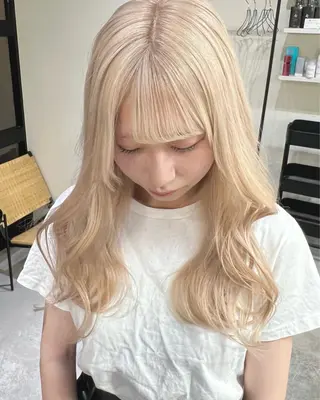 ロング カラー LA KING KYOTO所属・レイヤーカット/ miranのヘアスタイル