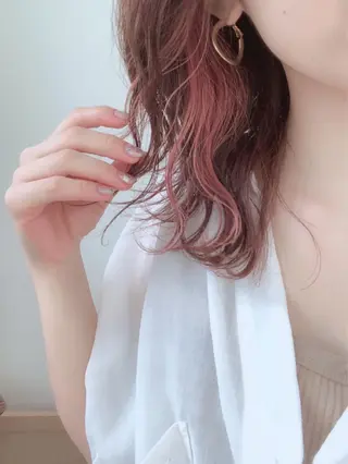 ミディアム カラー Hatanaka Airiのヘアスタイル