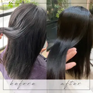 ロング くせ毛×ショート 上岡勇祐のヘアスタイル