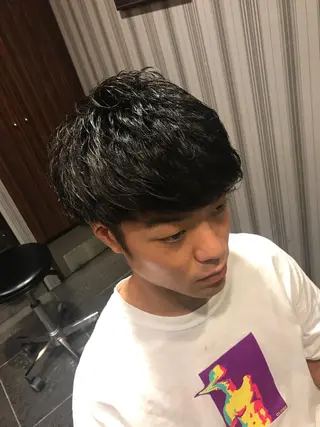 ショート ✨上村 潤平✨メンズヘア✨のヘアスタイル