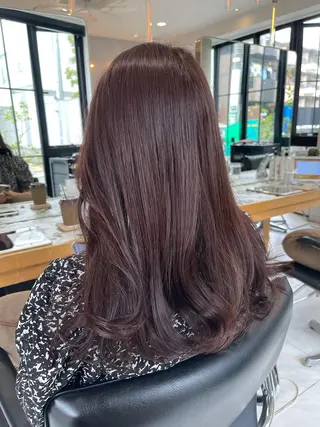 ロング カラー ラベンダー/レイヤー スタイル🤎mamiのヘアスタイル
