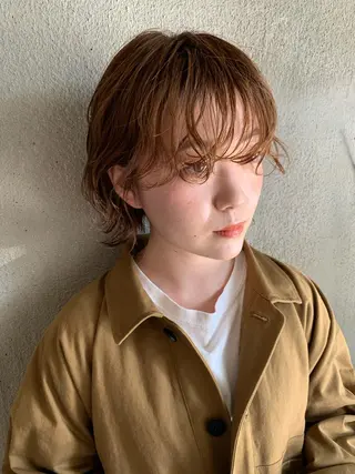 ショート パーマ パーマ/パーマ落とし /藤木舜太のヘアスタイル