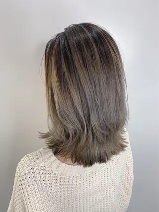 ミディアム カラー ☕️ベージュカラー 内藤光哉☕️のヘアスタイル