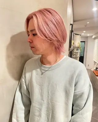 ミディアム カラー メンズ 優作 〜圧倒的信頼〜のヘアスタイル