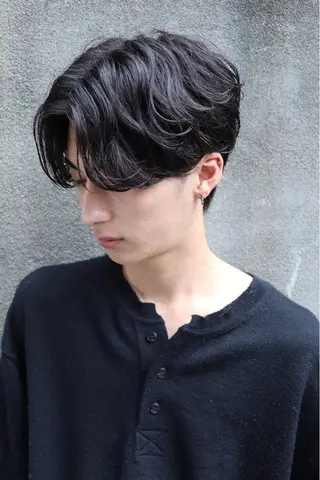 ショート パーマ メンズ 亀井隆汰/メンズ専門 パーマ特化美容師のヘアスタイル