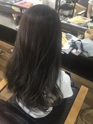 カラー 中山 ルミ子のヘアスタイル